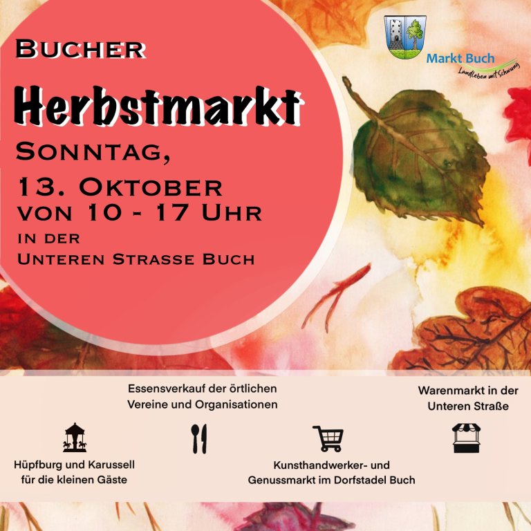 Herbstmarkt 2023 - Plakat quer