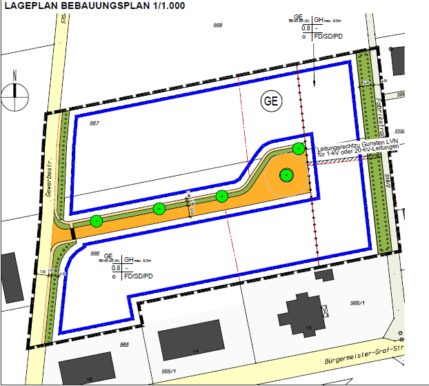 Bebauungsplan Buch GE Nördl. Bgm.-Graf-Straße